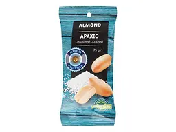 Арахіс ALMOND 75г Сіль смажений солоний
