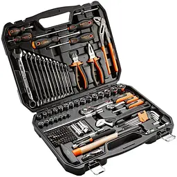 Neo Tools Набір інструменту, 143шт, універсальний, CrV та S2