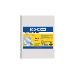 Файл Economix А4+ Crystal глянсових, 100 штук (E31102)