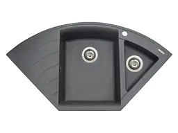 Кухонна мийка Miraggio EUROPE gray (0000014) Граніт, Врізна, Сірий