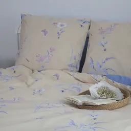 Комплект постільної білизни ТЕП Soft Dreams Квітуча Магія сімейний 70x70 помаранчевий - мініатюра 7
