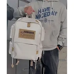 Рюкзак шкіряний Dezger Londoner 27 л White - мініатюра 7