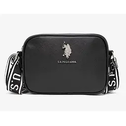 Крос-боді U.S.POLO ASSN BLCK(чорно-білий ремінець)
