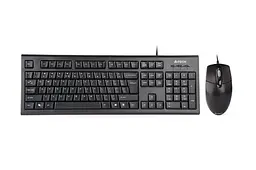 Комплект A4Tech KR-8572, Black, дротовий, USB - мініатюра 4