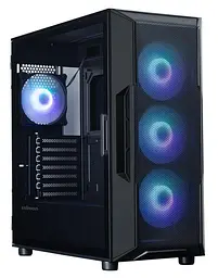 Корпус Zalman I3 Neo ARGB V2 Tempered Glass без БЖ Black (I3NEOARGBV2BLACK) - мініатюра 4