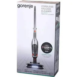 Пилосос акумуляторний Gorenje SVC216FS VC2932F-GS (728268) - мініатюра 9