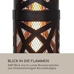 Газовий обігрівач керамічний Blumfeldt Goldflame Style (10035140) - мініатюра 5