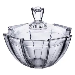 Цукорниця Danny Home з кришкою із товстого скла Yiwu HP-4-120