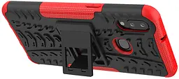 Чохол-накладка TOTO Dazzle Kickstand 2 in 1 Case Samsung Galaxy A10s Red - мініатюра 7