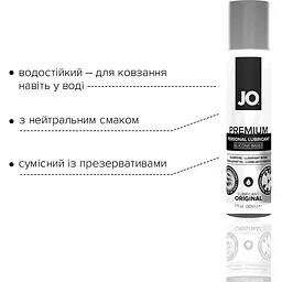 Лубрикант на силіконовій основі System JO Premium - Original (30 мл) - мініатюра 3