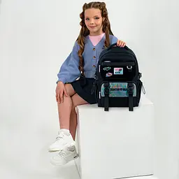Рюкзак для початкової школи Kite Education 1022 MH Чорний (MH26-1022M) - мініатюра 22
