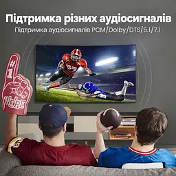 Оптический аудиокабель UGREEN AV122 1,5 м тослинк Toslink штекер на Toslink штекер S/PDIF с фиксаторами штекеров чёрный (70891) - миниатюра 13