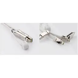 Кабель Rolling Square inCharge XL 30 см білий (XLS02R) - мініатюра 5