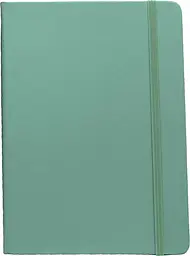 Блокнот, А5, на гумці, шкірозамінник Діловий, 70 г/м², клітинка (В асортименті)