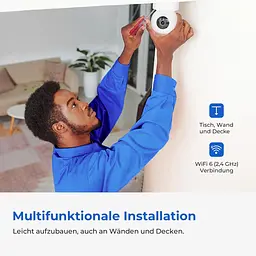 Wi-Fi камера IMILAB C22 2.5K з оглядом 360° - мініатюра 8
