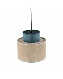 Підвісний світильник, люстра Tk Lighting 3257 Duo Juta E27 1x15W IP20 Бежевий - мініатюра 3