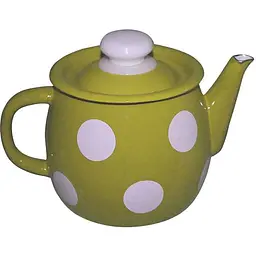 Чайник Idilia 1,0л "Білий горох" (гірчичний) (I2707/4)