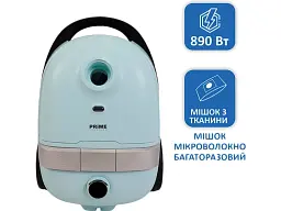 Пилосос з мішком Prime Technics Aero PVC 4198 blue - мініатюра 3