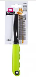 Гребінець для котів Ferplast GRO 5790 хромовий 20x1.6x4 см 85790899 - мініатюра 2