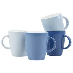 Набір чашок Gimex Mug Colour 4 Pieces 4 Person Sky (6910141), Синій