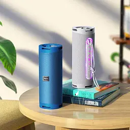 Портативна акустика Hoco Dazzling pulse sports BT speaker HC9 світло-сіра - мініатюра 3