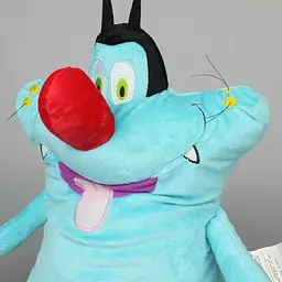 М'яка іграшка 38 см Кіт на ім'я Оггі мультфільм Оггі і таргани Oggy et les Cafards cartoon ОС - мініатюра 5