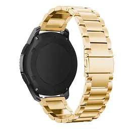 Металевий ремінець Watchbands Stainless Premium для Samsung Galaxy Watch 3 45mm - золотий (WB006METALGOLD-2021-3) - мініатюра 2