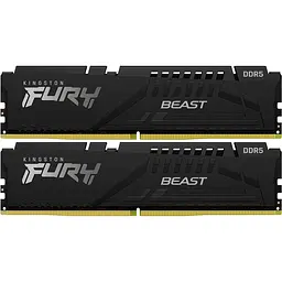 Модуль пам`яті DDR5 2x16GB/5200 Kingston Fury Beast Black (KF552C40BBK2-32)
