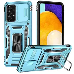 Ударостійкий чохол Camshield Army Ring для Samsung Galaxy A53 5G Блакитний / Light Blue