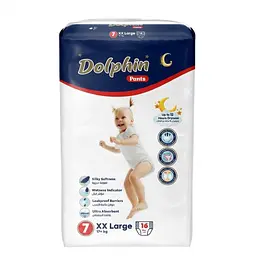Підгузки-трусики дитячі Dolphin 7 XX Large 17+ кг 16 шт.