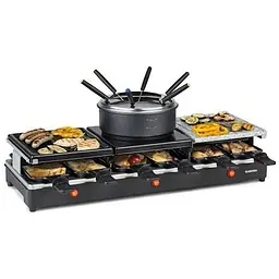 Гриль раклет Klarstein Fonduelette XL 3 в 1 1650W (10035220)