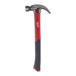 Молоток із заокругленим цвяходером і руків’ям зі скловолокна Fiberglass MILWAUKEE, 570 г