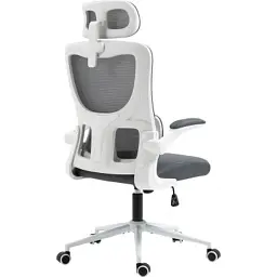 Офісне крісло GT Racer X-5728 White/Gray - миниатюра 6