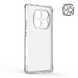 Прозрачный чехол для Xiaomi Redmi Note 14 Pro 5G Poco X7 5G с защитой камеры и усиленными бортами, тонкий, силиконовый, бесцветный, ударопрочный, противоударный бампер с закрытой камерой, ArmorStandart (ARM79705) - мініатюра 2