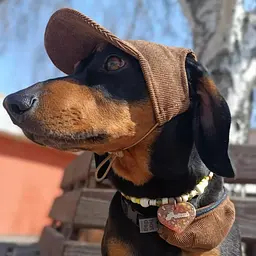 Кепка для собак Hat-Dog Капучино вельвет (XL) - мініатюра 2