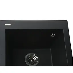 Гранітна мийка Globus Lux Lama чорний 410x500 мм А0002, Чорний - мініатюра 4