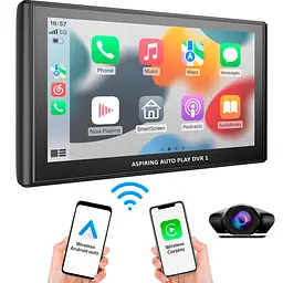 Портативний монітор Aspiring Auto Play DVR 1, Magnet, CarPlay, Android auto - мініатюра 14
