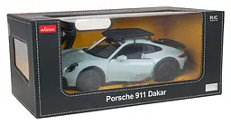 Машинка Porsche 911 Dakar Mint голубий RASTAR модель 1:14 Автомобіль на дистанційному керуванні + пульт - мініатюра 2