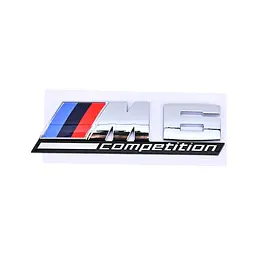 Емблема напис M6 competition для BMW хром пластик (на скотчі)