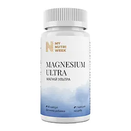 Магній, Magnesium Ultra - 60 caps