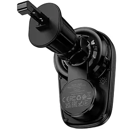 Автотримач із БЗУ HW36 Electric 15W with cooler (air outlet) Black Hoco teh0029271 - мініатюра 3