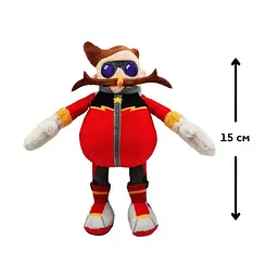 М'яка іграшка на кліпсі Sonic Prime Доктор Еггман SON7004E 15 см - мініатюра 2