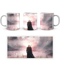 Кухоль GeekLand The Witcher Відьмак Геральт TW 002.010 330 мл білий - мініатюра 4