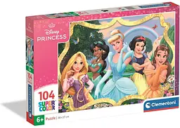 Пазл Clementoni SuperСolor: Принцеси, Disney (SuperСolor - Disney Princess Puzzle - 104 pcs.), 104 ел. (25058)