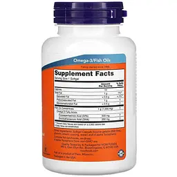 Супер Омега-3 Now Ultra Omega-3 Fish Oil Cardiovascular Support 90 капсул - мініатюра 2