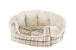 Лежак для собак та котів Ferplast Etoile 2 бежевий 45x46x20 см 83504098