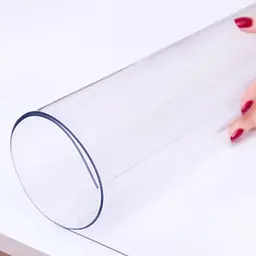 М'яке скло Прозора силіконова скатертина на стіл Soft Glass Захист для меблів 1.4х1.0 м (товщина 2мм) - мініатюра 2