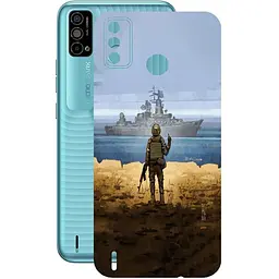 Защитная пленка StatusSKIN для Tecno Spark Go 2021 Корпус Винил Корабль