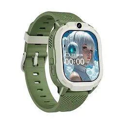 Дитячий смарт-годинник Lemfo T70 S з 4G прослуховуванням відеодзвінком і GPS-трекером Зелений - мініатюра 3