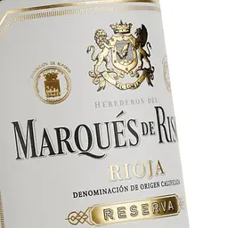 Вино Marques de Riscal Reserva, червоне, сухе, 0,375 л - мініатюра 3
